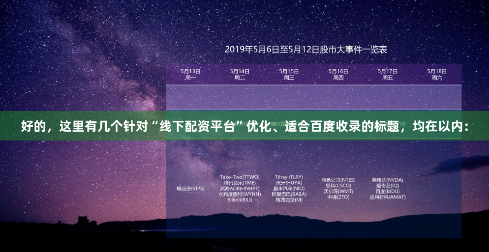 好的，這里有幾個針對“線下配資平臺”優化、適合百度收錄的標題，均在以內：